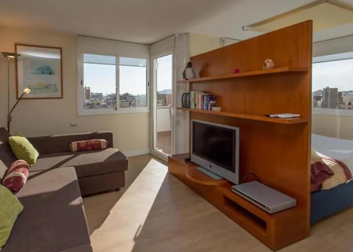 Gaudi Penthouse With Terrace Views Apartmán